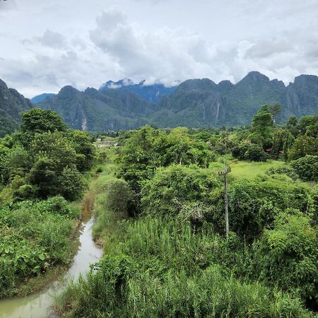 Blue Guesthouse Vang Vieng Eksteriør billede