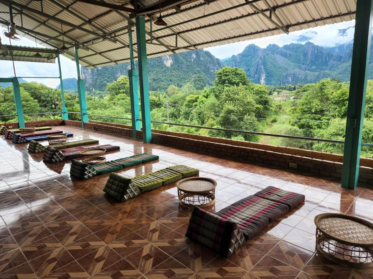 Blue Guesthouse Vang Vieng Eksteriør billede