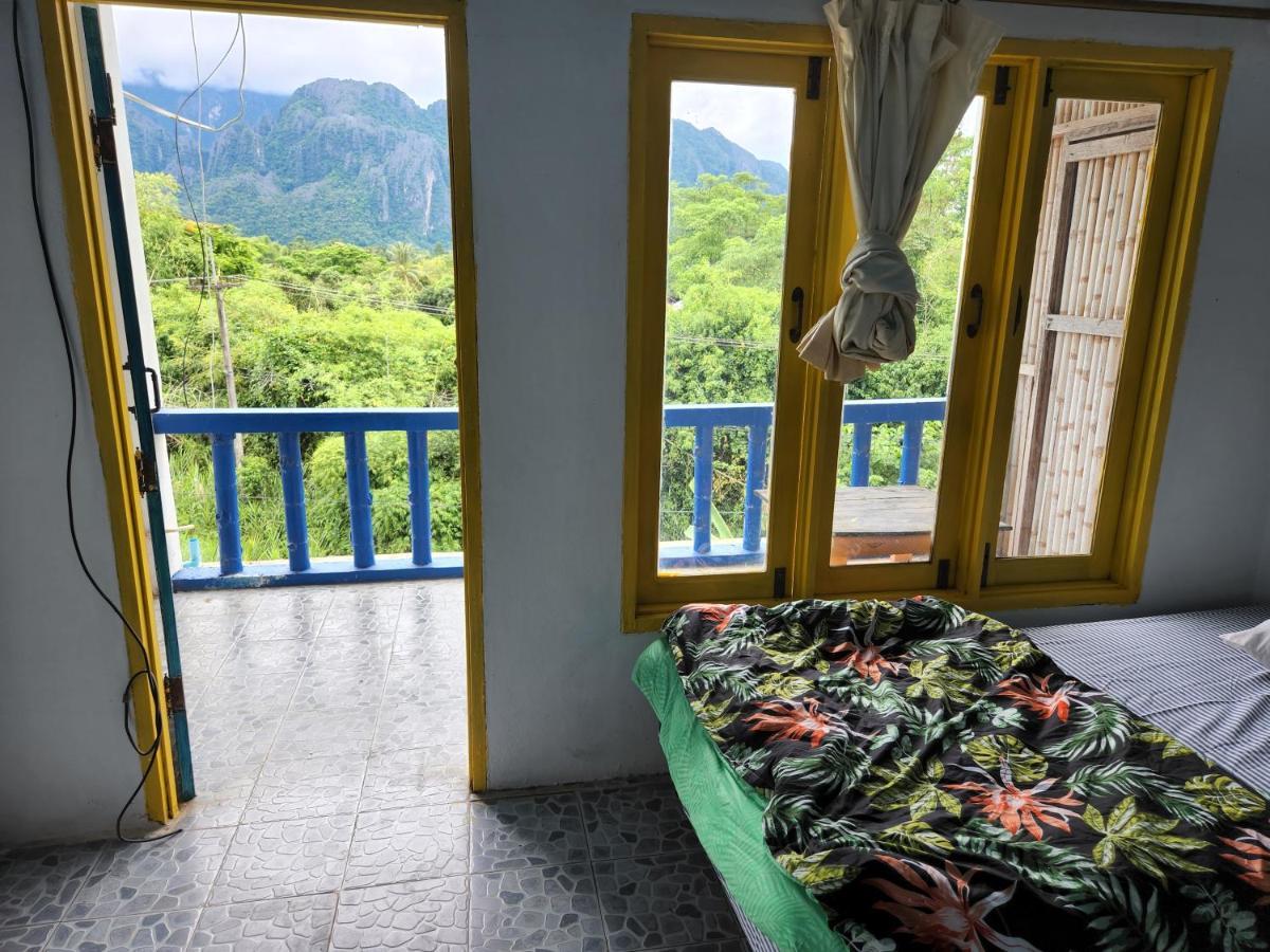 Blue Guesthouse Vang Vieng Eksteriør billede