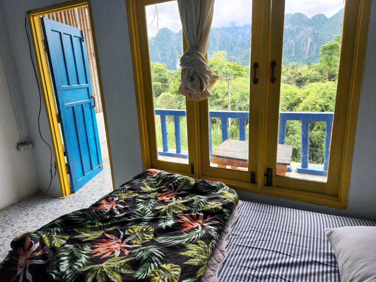 Blue Guesthouse Vang Vieng Eksteriør billede