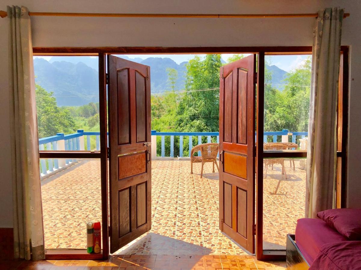 Blue Guesthouse Vang Vieng Eksteriør billede