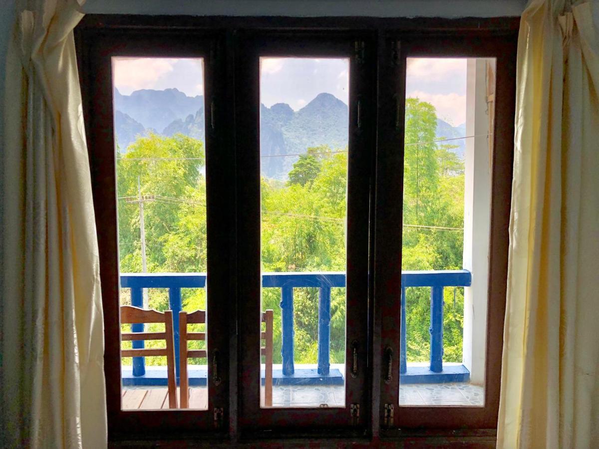 Blue Guesthouse Vang Vieng Eksteriør billede
