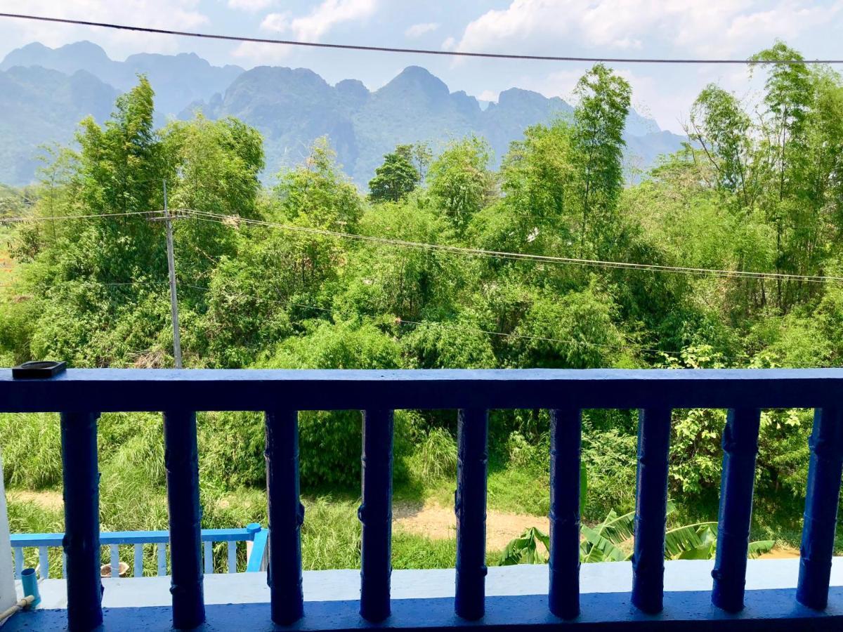 Blue Guesthouse Vang Vieng Eksteriør billede