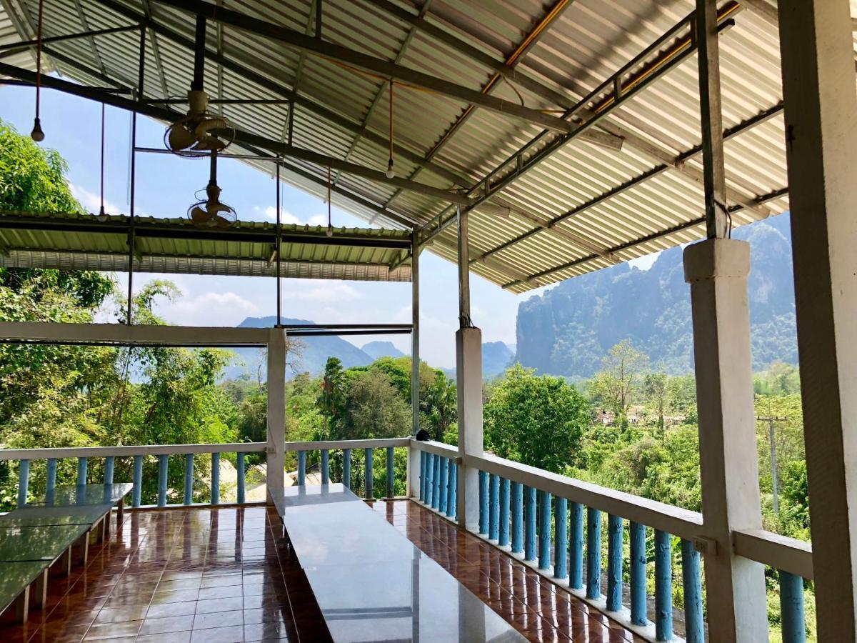 Blue Guesthouse Vang Vieng Eksteriør billede