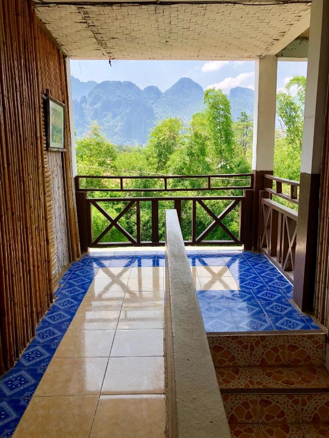 Blue Guesthouse Vang Vieng Eksteriør billede