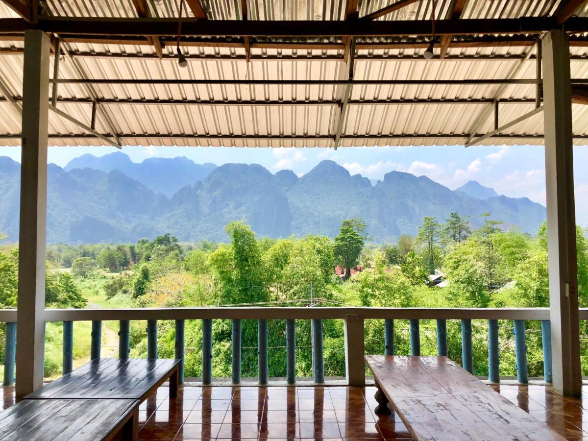 Blue Guesthouse Vang Vieng Eksteriør billede