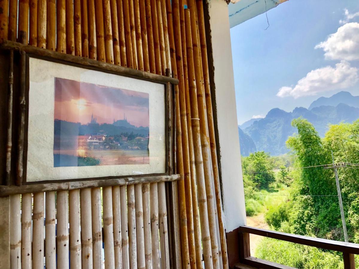 Blue Guesthouse Vang Vieng Eksteriør billede