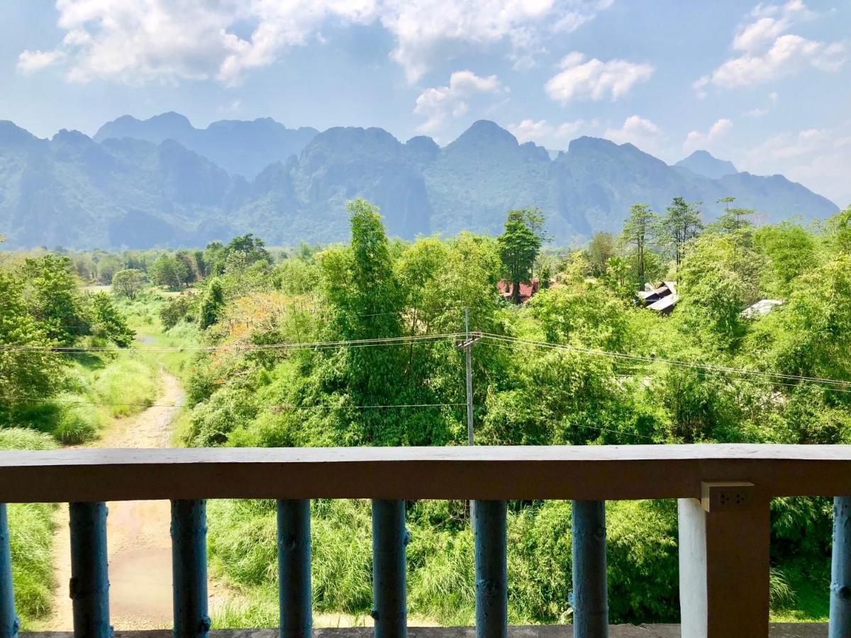 Blue Guesthouse Vang Vieng Eksteriør billede